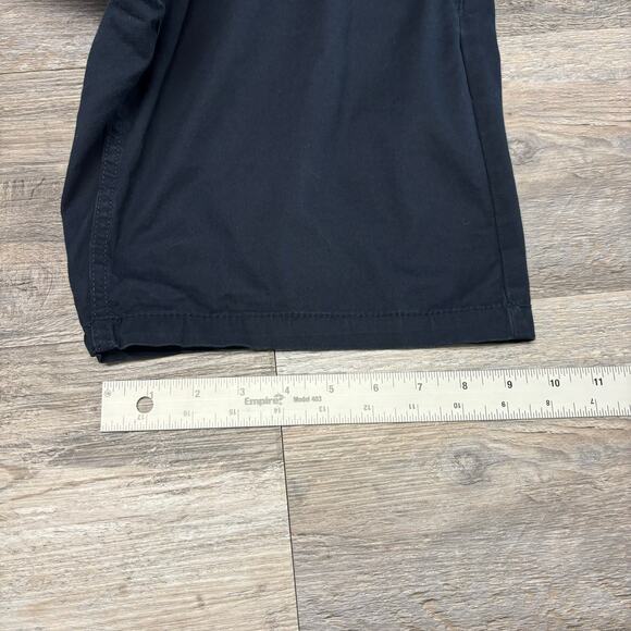 Armani Shorts Exchange Navy Blue Mens 33 Stretch Flat Front Casual Golf Chino - Picture 9 of 9
